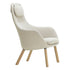 HAL Lounge Chair with Loose Cushion / Oak